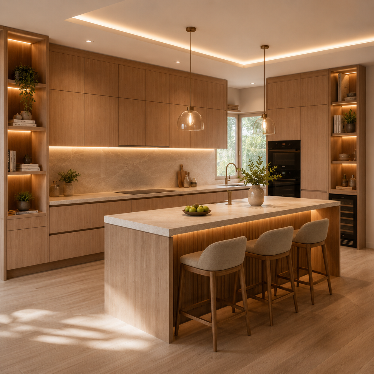 Cozinha planejada com ilha pela Excellence